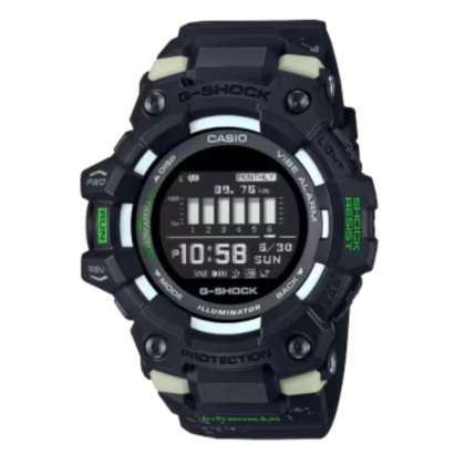 Casio G-Shock G-Squad GBD-100LM-1 Black Resin Band Men Sports Watch